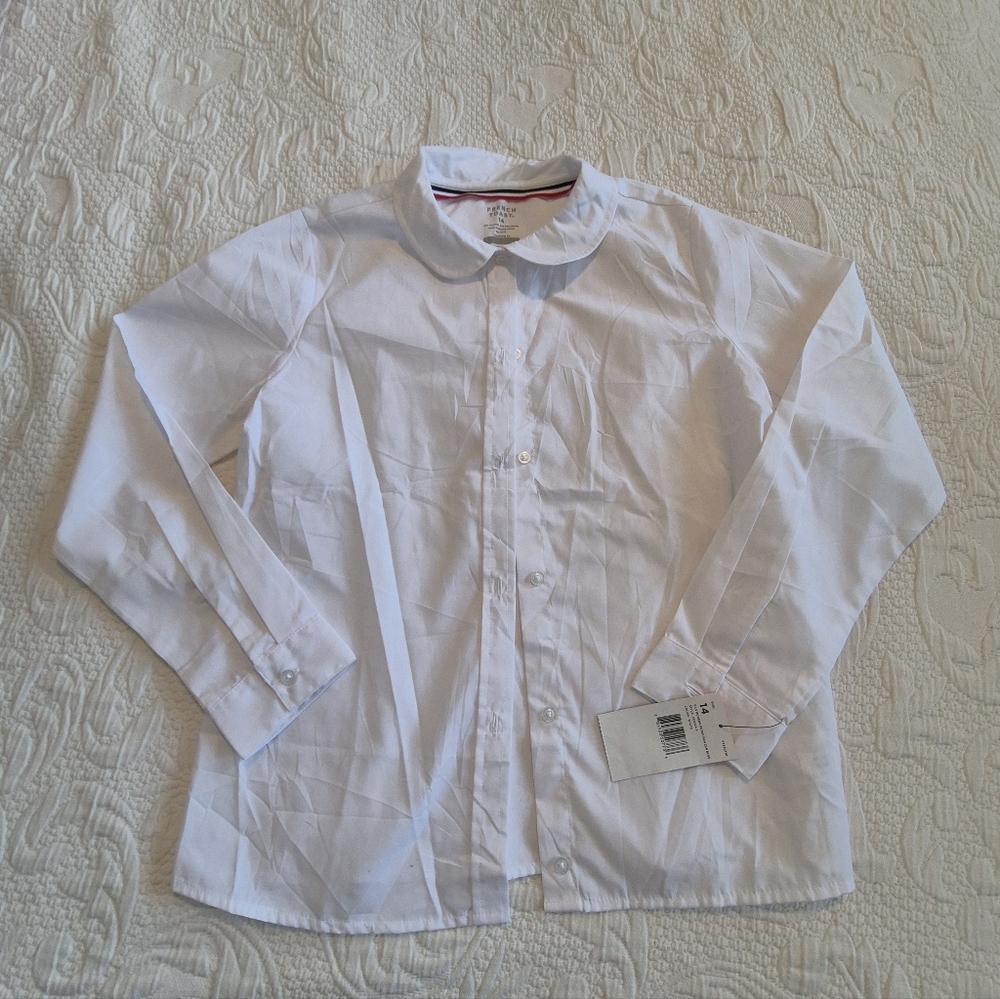 French Toast girls size 14 NWT Peter Pan has a few marks which are not treated